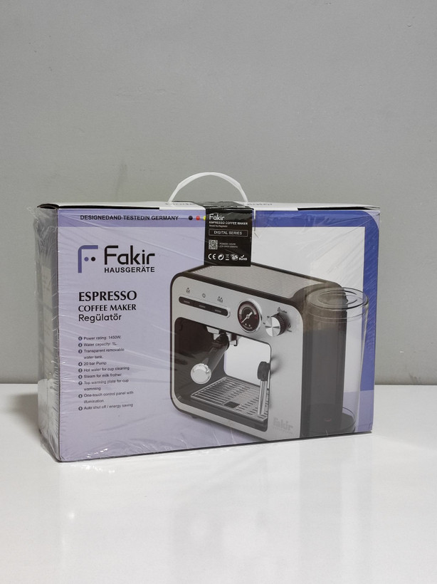 اسپرسوساز فکر(Fakir) مدل REGULATOR نقره ای 20بار