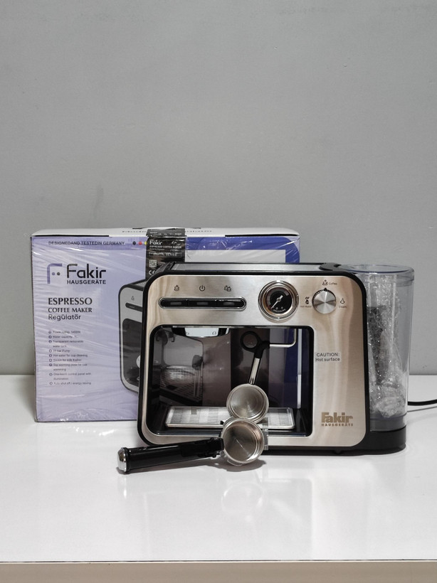 اسپرسوساز فکر(Fakir) مدل REGULATOR نقره ای 20بار